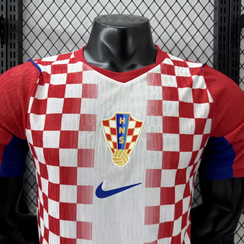 Camiseta Croacia 2026 Home Mundial Rojo/Blanco (EDICIÓN JUGADOR)