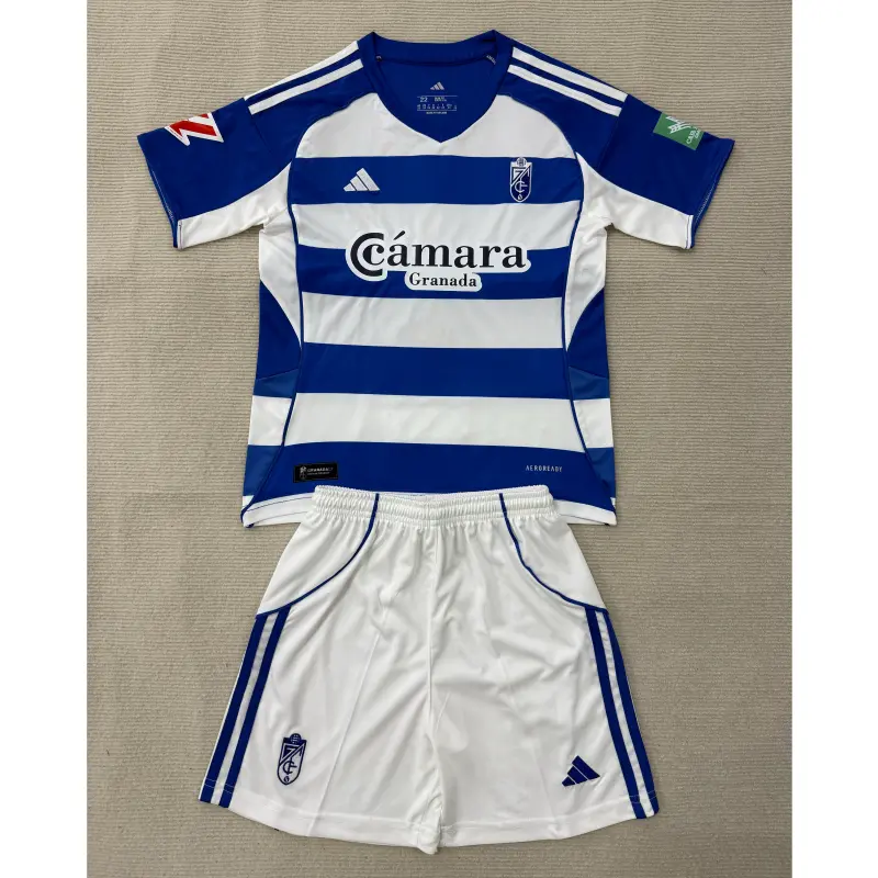 Camiseta Granada 2025/2026 Away Niño Kit con Parche La Liga