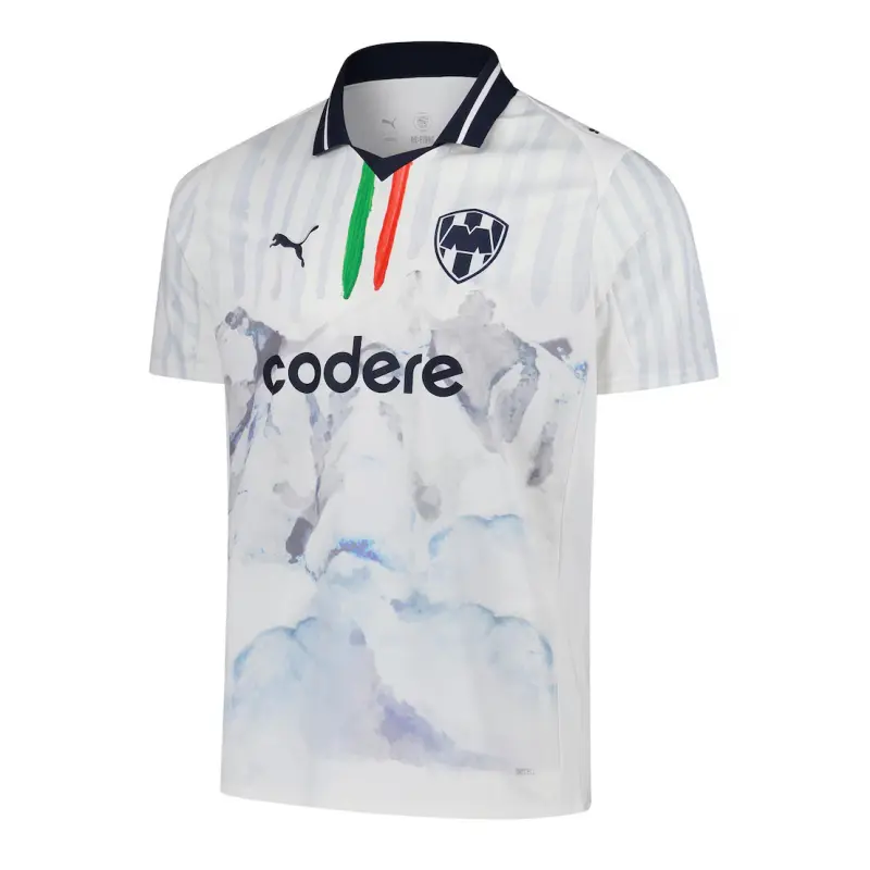 Camiseta Monterrey 2025/2026 Away Club World Cup Blanco (EDICIÓN JUGADOR)