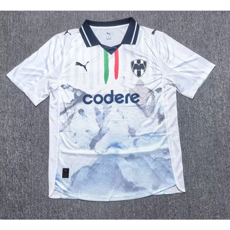 Camiseta Monterrey 2025/2026 Away Club World Cup Blanco (EDICIÓN JUGADOR)