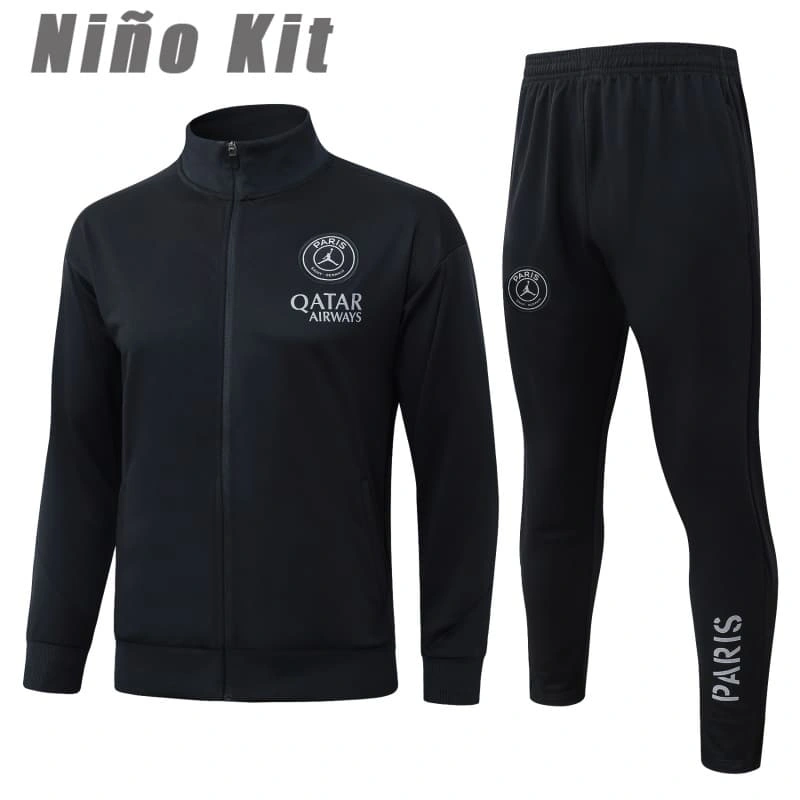 Chandal PSG x Jordan 2025/2026 Niño Negro