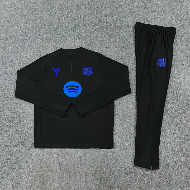 Sudadera De Entrenamiento Barcelona x Kobe Bryan 2025/2026 Niño Kit Negro/Azul