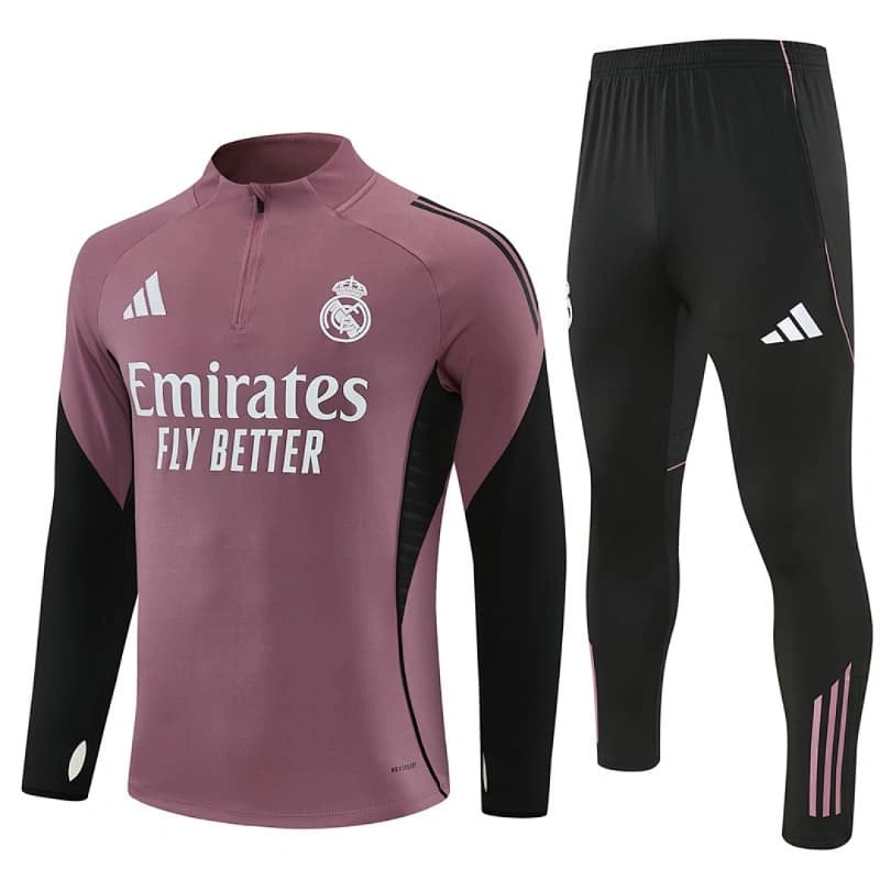 Sudadera De Entrenamiento Real Madrid 2025/2026 Kit Rosa Apagado