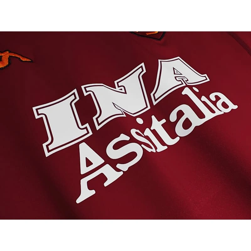 Camiseta AS Roma 2000/2001 Home Retro ML Rojo