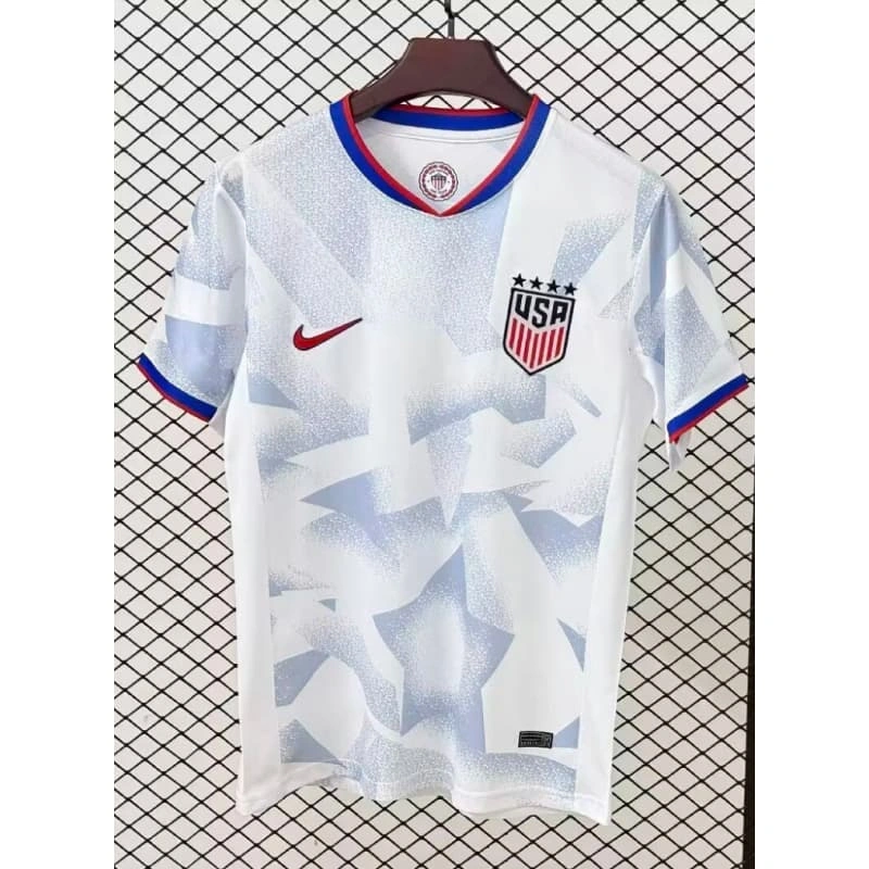 Camiseta EE.UU 2025 Home la EURO Femenina Blanco