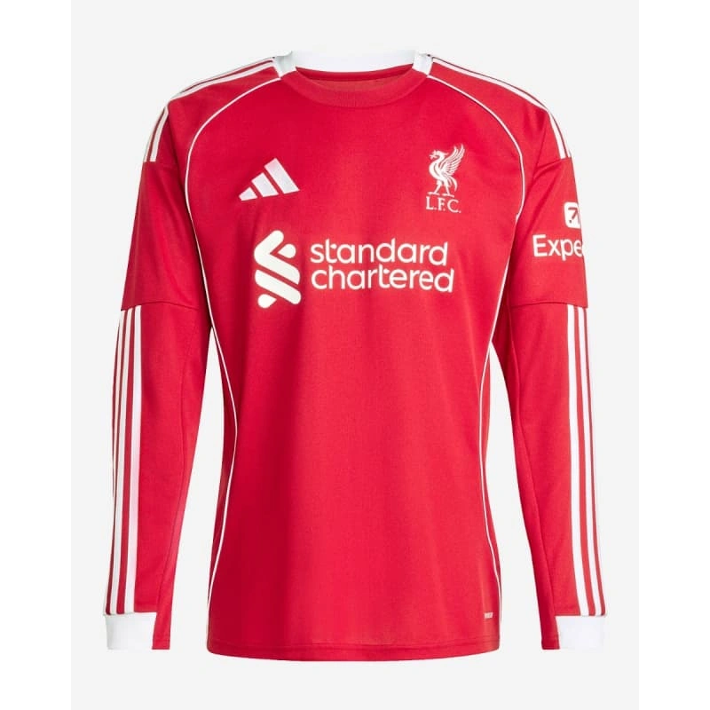 Camiseta Liverpool 2025/2026 Home ML Rojo