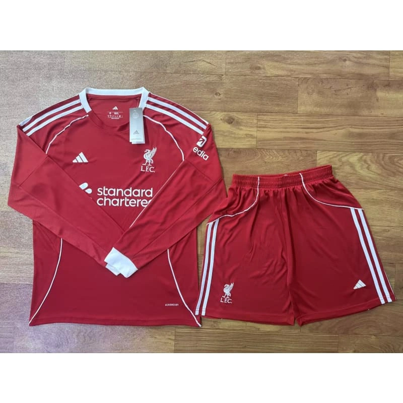 Camiseta Liverpool 2025/2026 Home ML Rojo
