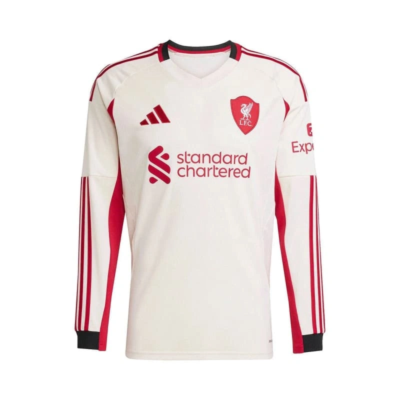 Camiseta Liverpool 2025/2026 Away ML Blanco