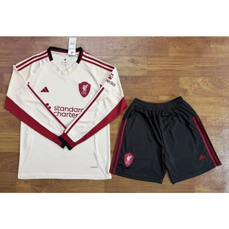 Camiseta Liverpool 2025/2026 Away ML Blanco