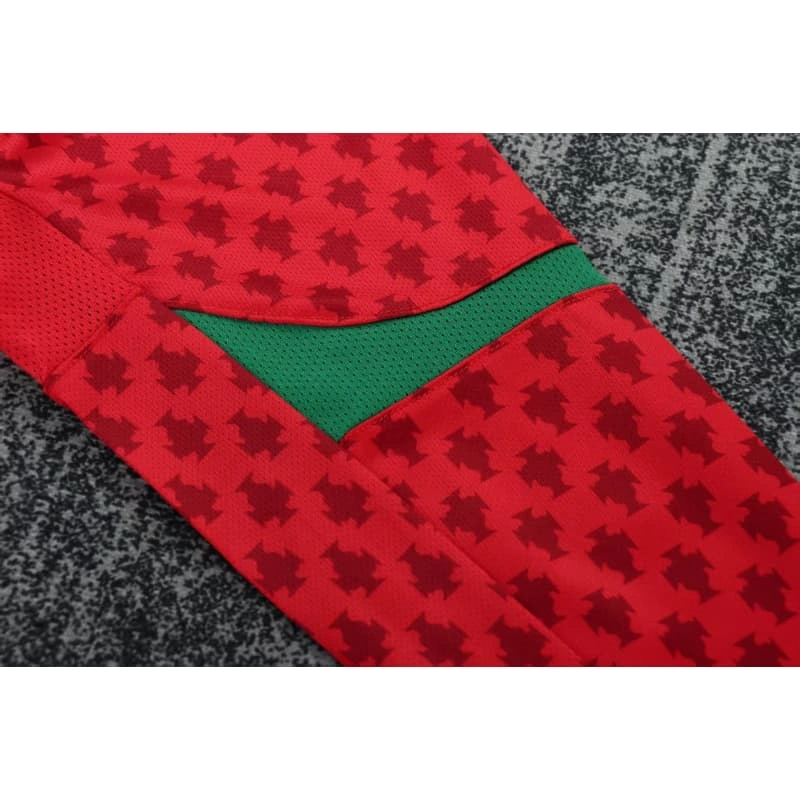 Camiseta Portugal 2004 Home Retro ML Rojo/Verde Niño Kit