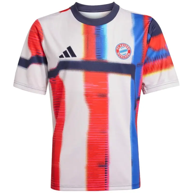 Camiseta Bayern Múnich 2025/2026 Pre-Match Rojo/Azul