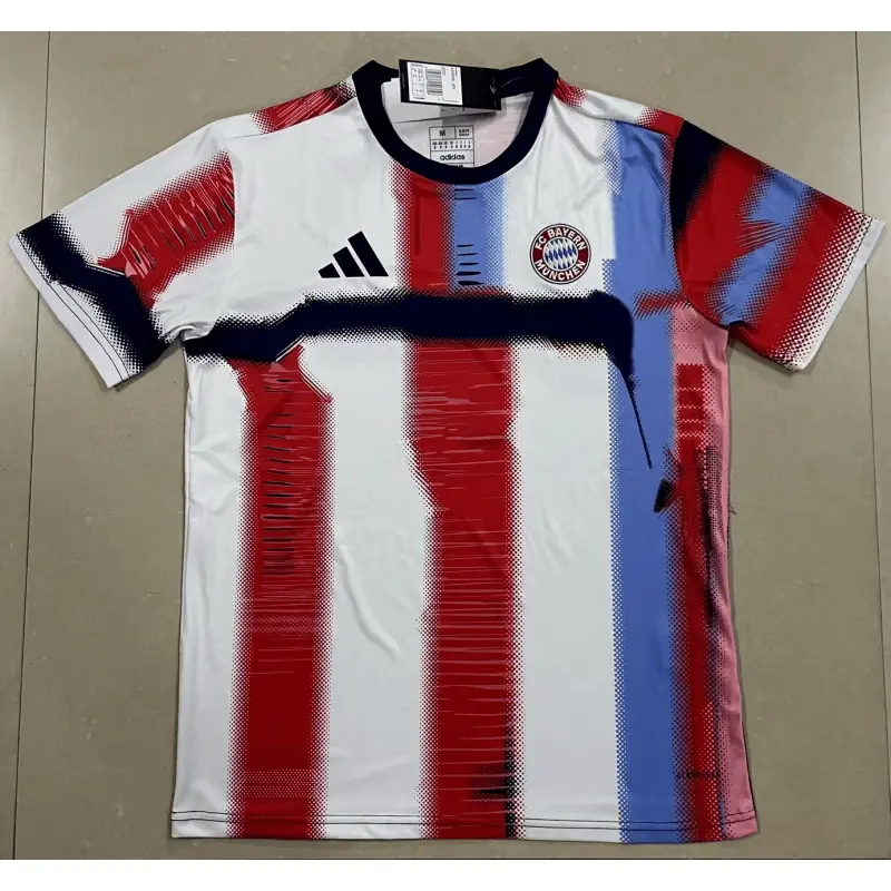 Camiseta Bayern Múnich 2025/2026 Pre-Match Rojo/Azul