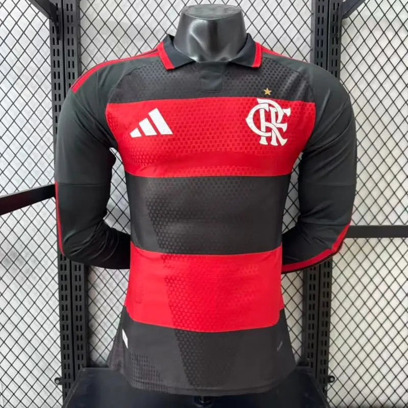Camiseta Flamengo 2026/2027 Home ML Rojo/Negro (EDICIÓN JUGADOR)