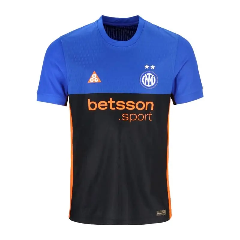 Camiseta Inter de milan 2025/2026 4th Azul/Negro/Naranja