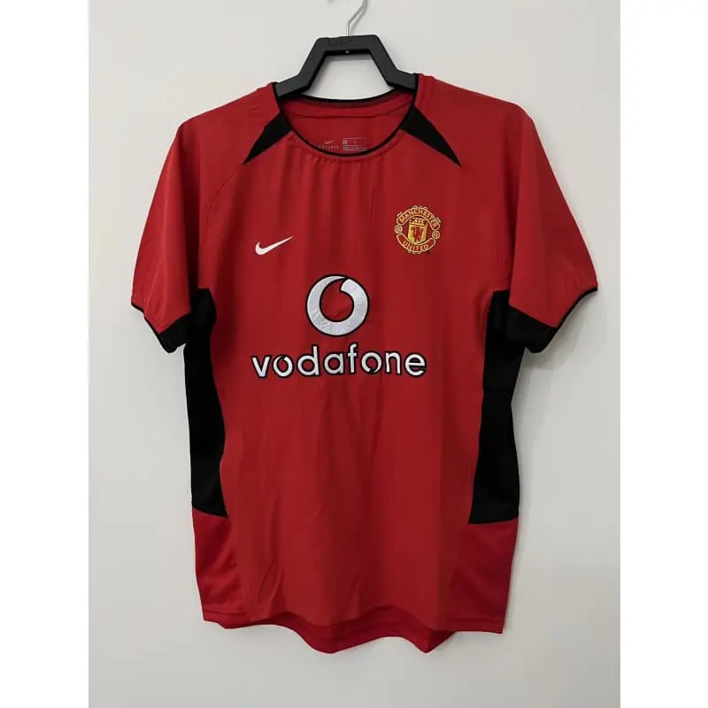 Camiseta Manchester United 2002/04 Home Retro Rojo