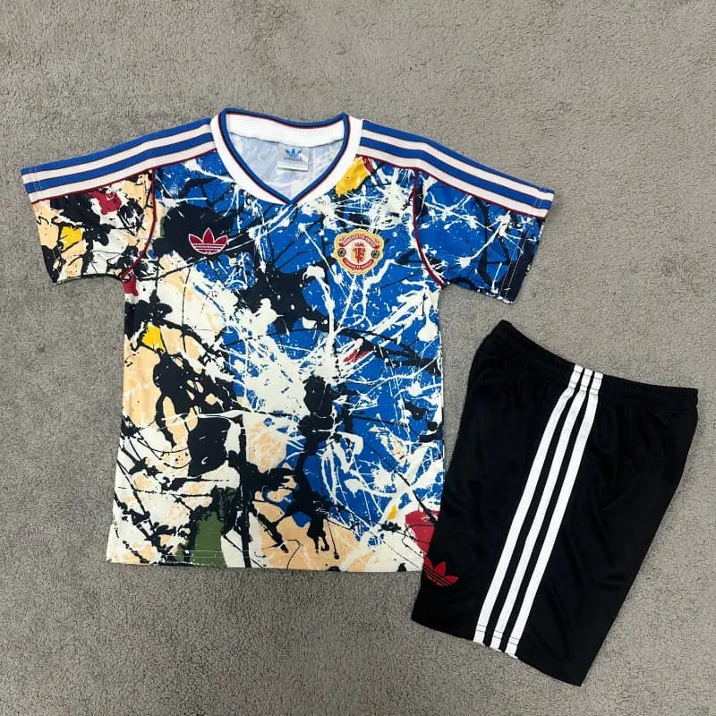 Camiseta Manchester United x Stone Roses 2025/26 Edición Especial Multicolor Niño Kit