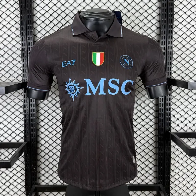 Camiseta Napoli 2025/2026 Third Negro (EDICIÓN JUGADOR)