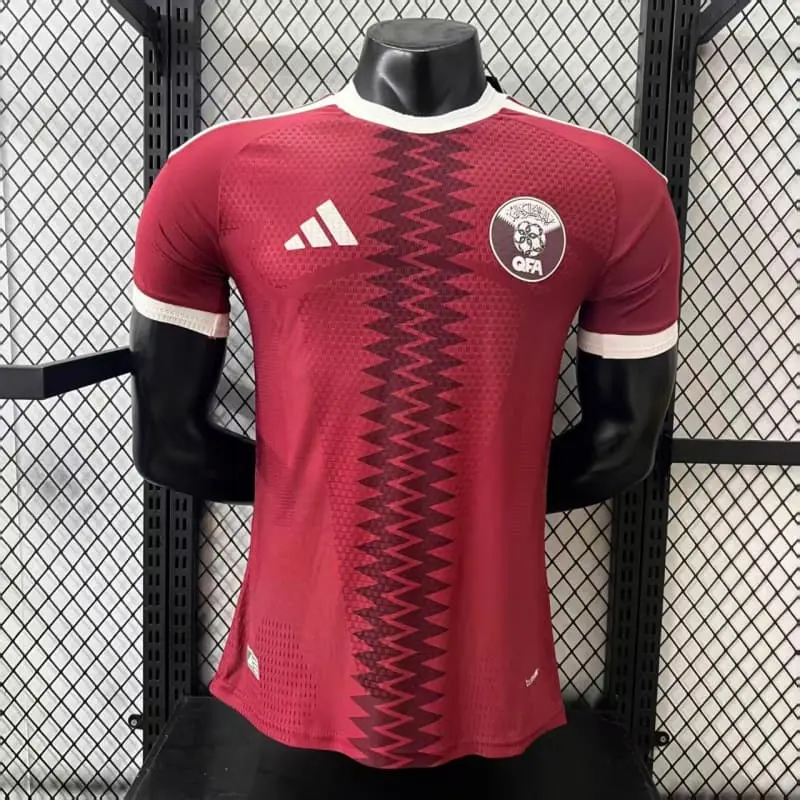 Camiseta Qatar 2026 Home Mundial Rojo (EDICIÓN JUGADOR)