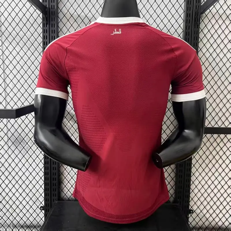 Camiseta Qatar 2026 Home Mundial Rojo (EDICIÓN JUGADOR)