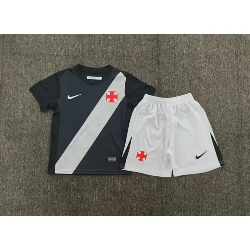 Camiseta Vasco da Gama 2026/2027 Home Negro/Blanco Niño Kit