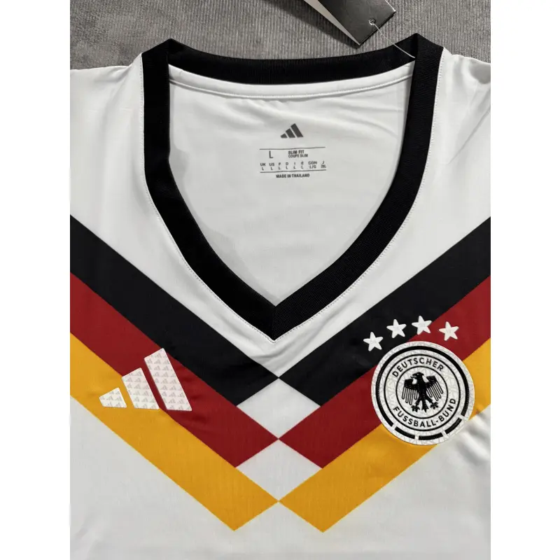 Top corto Alemania 2026 Home Mundial Blanco Mujer