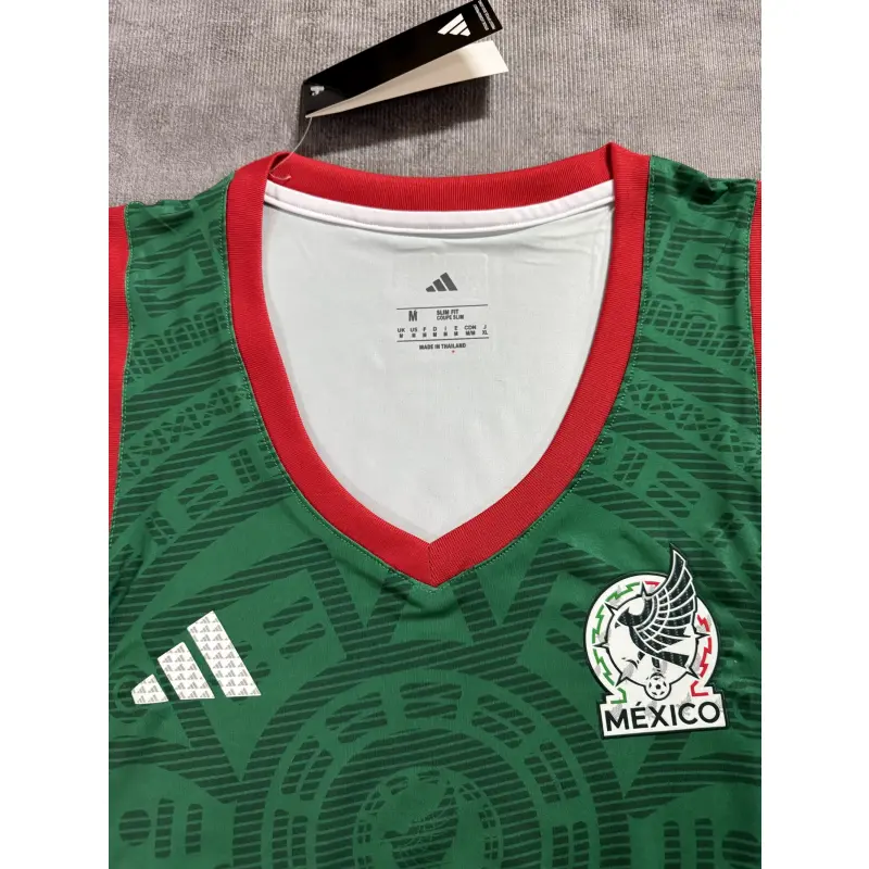 Top corto México 2026 Home Mundial Verde Mujer