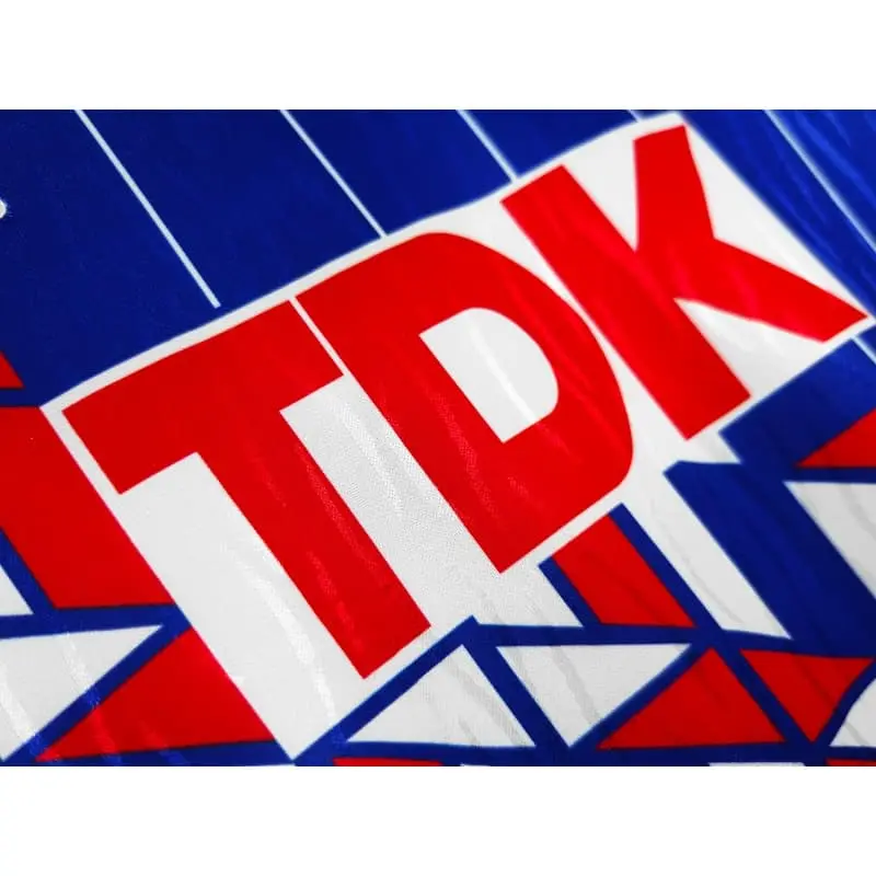 Camiseta Ajax 1989/90 Away Retro ML Azul/Rojo