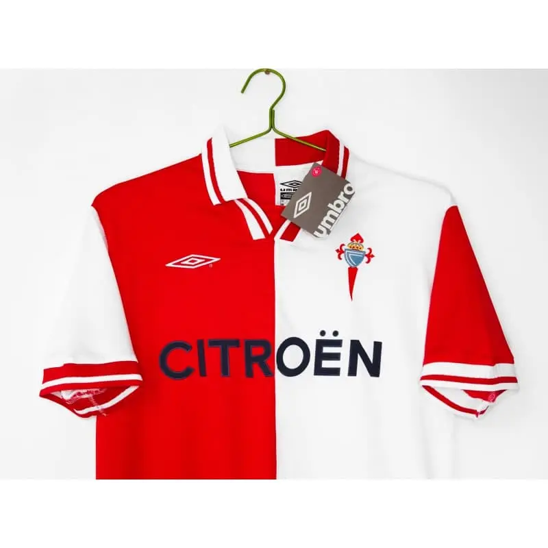 Camiseta Celta de Vigo 2001/02 Third Retro Rojo/Blanco