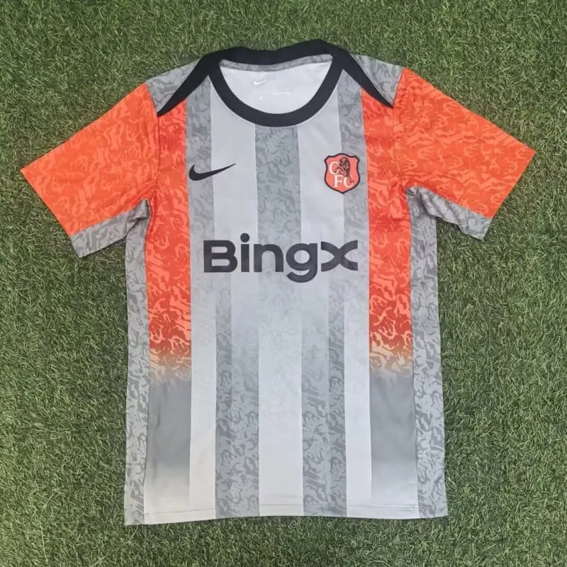 Camiseta Chelsea 2026/2027 Pre-Match Gris/Naranja