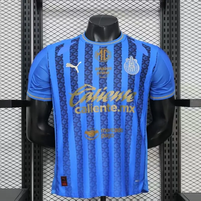 Camiseta Chivas 2026 Third Azul/Dorado (EDICIÓN JUGADOR)