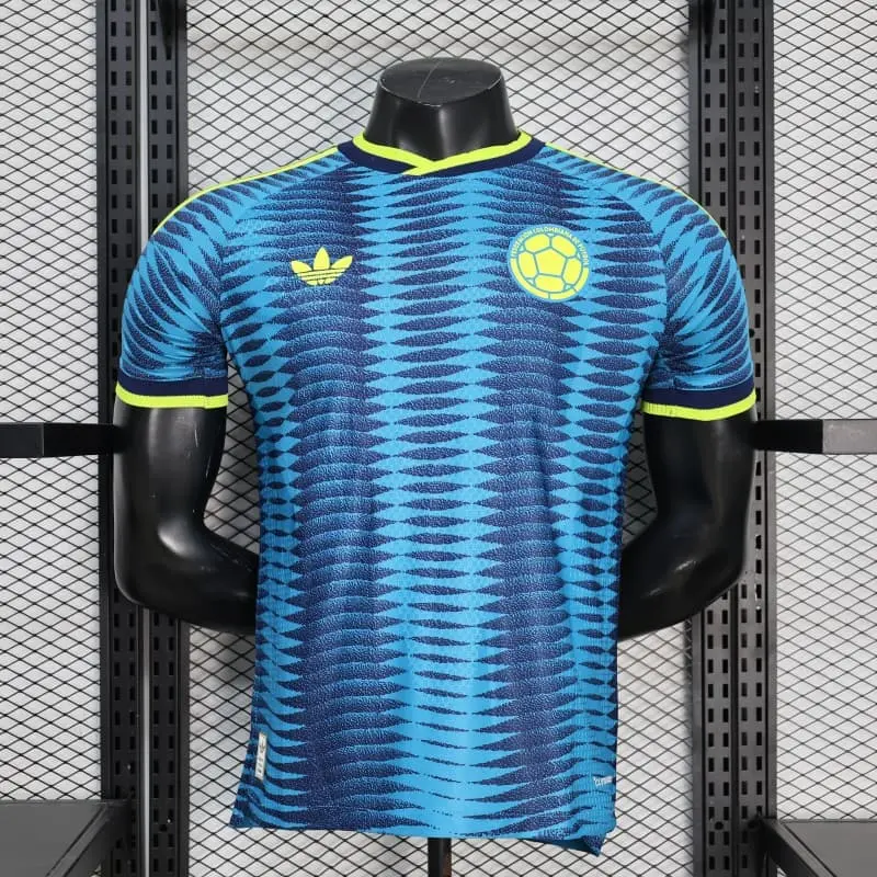 Camiseta Colombia 2026 Away Azul (EDICIÓN JUGADOR)