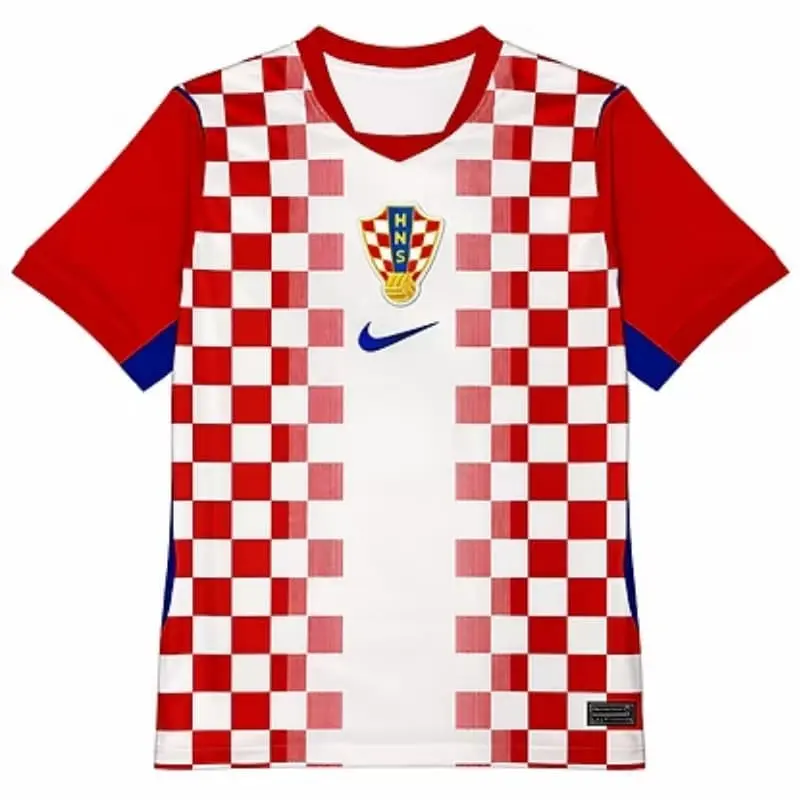 Camiseta Croacia Mundial 2026 Home Rojo/Blanco
