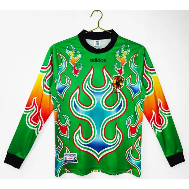 Camiseta de Portero Japón 1998 Retro ML Verde