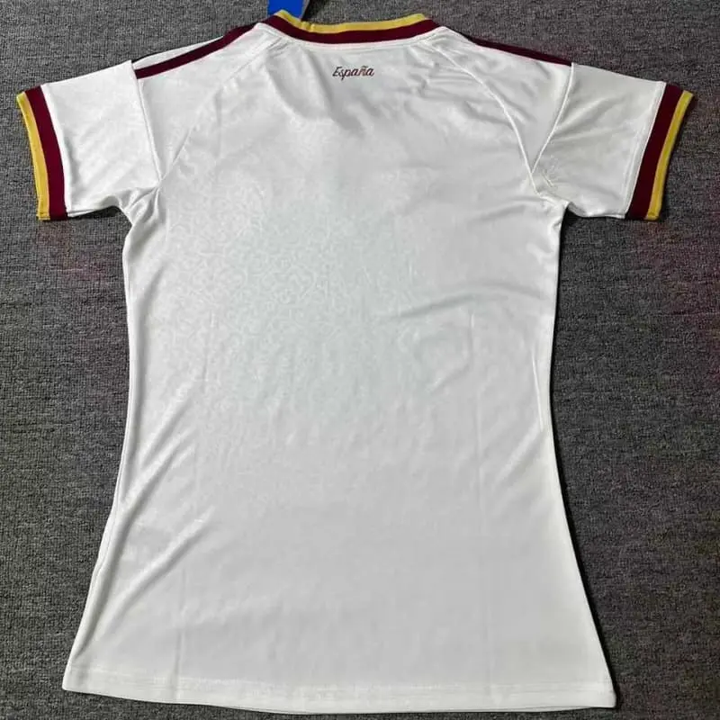 Camiseta España Mundial 2026 Away Blanco/Rojo Mujer