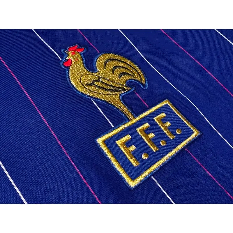 Camiseta Francia 1980/82 Home Retro ML Azul