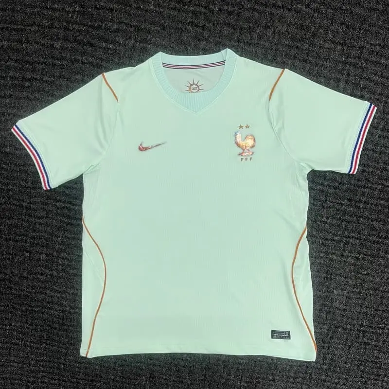 Camiseta Francia Mundial 2026 Away Verde Menta