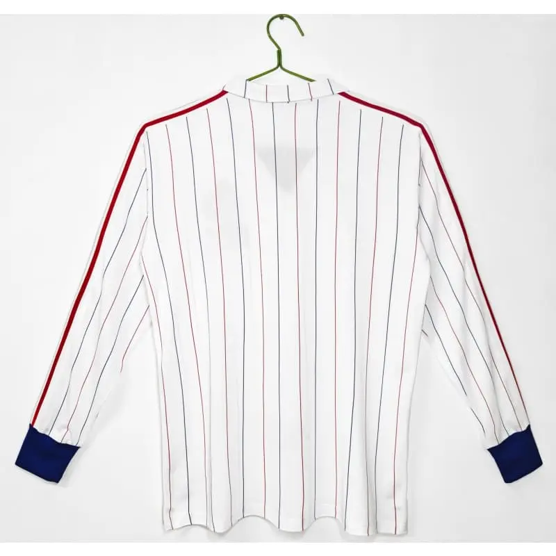 Camiseta Francia 1980/82 Away Retro ML Blanco