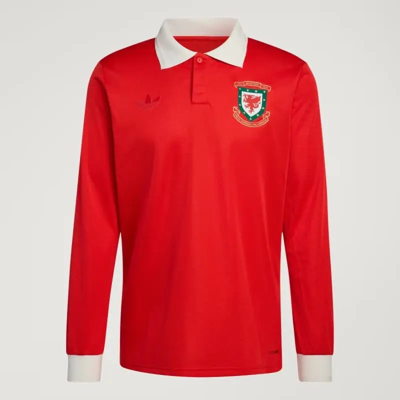 Camiseta Gales 150 Aniversario Edición 2026 ML Rojo