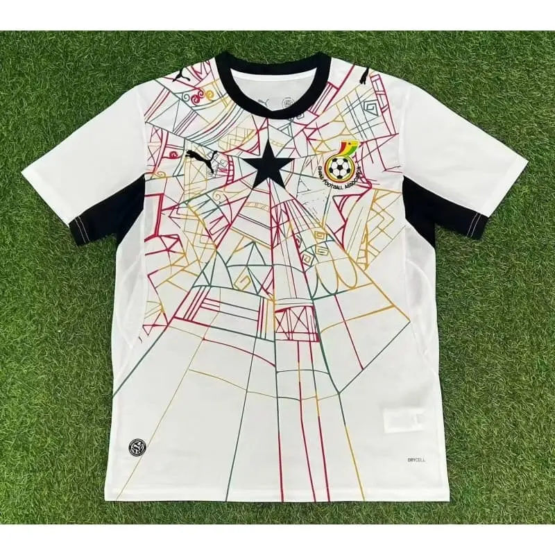 Camiseta Ghana Mundial 2026 Home Blanco