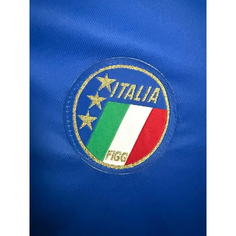 Camiseta Italia 1990 Home Retro Azul
