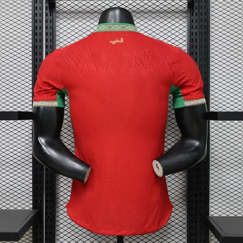 Camiseta Marruecos Mundial 2026 Home Rojo (EDICIÓN JUGADOR)