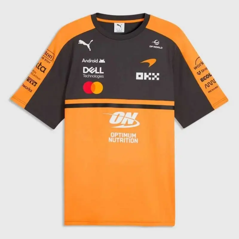 Camiseta McLaren F1 2026 Naranja/Negro/Rojo