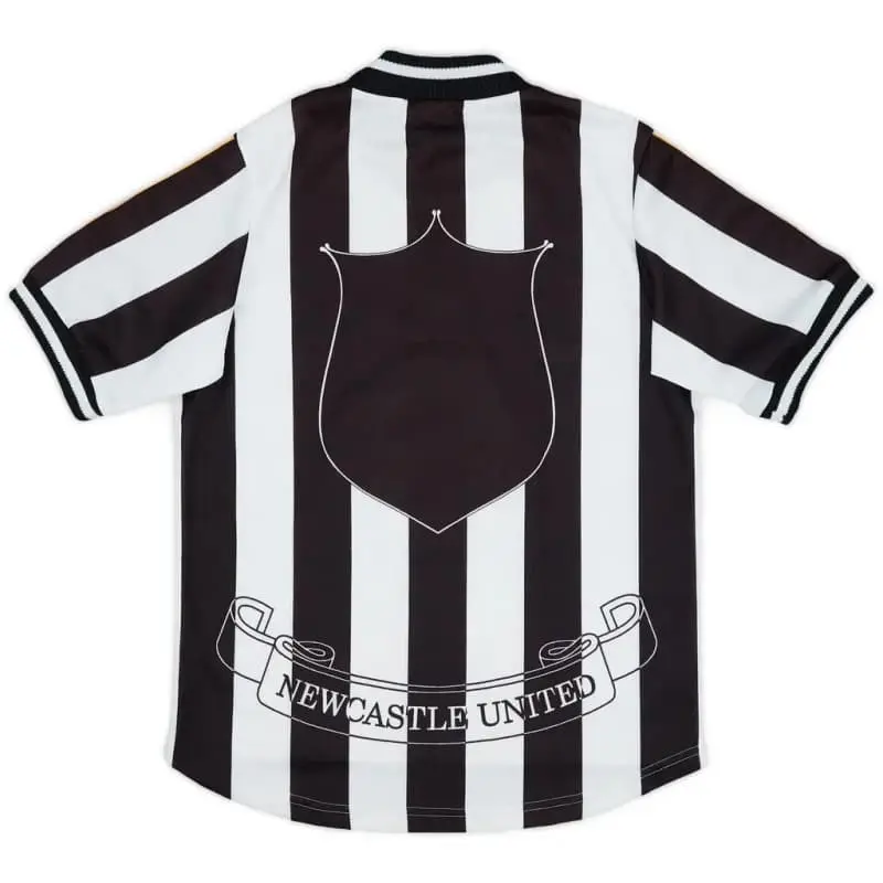Camiseta Newcastle United 1997/99 Home Retro Negro/Blanco