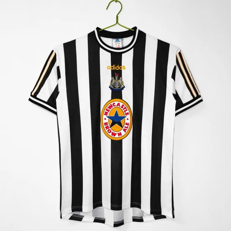 Camiseta Newcastle United 1997/99 Home Retro Negro/Blanco