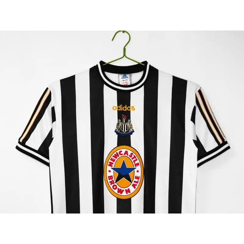 Camiseta Newcastle United 1997/99 Home Retro Negro/Blanco