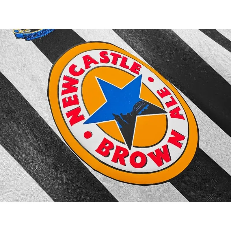 Camiseta Newcastle United 1997/99 Home Retro Negro/Blanco