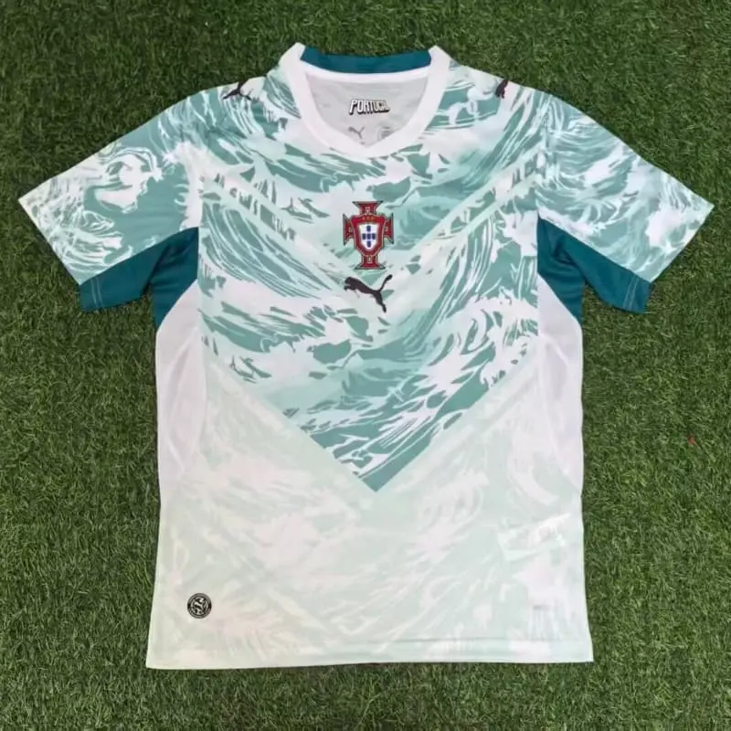 Camiseta Portugal Mundial 2026 Away Verde/Blanco