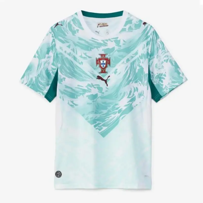 Camiseta Portugal Mundial 2026 Away Verde/Blanco