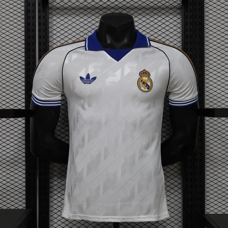 Camiseta Real Madrid Retro 2026/2027 Blanco (EDICIÓN JUGADOR)