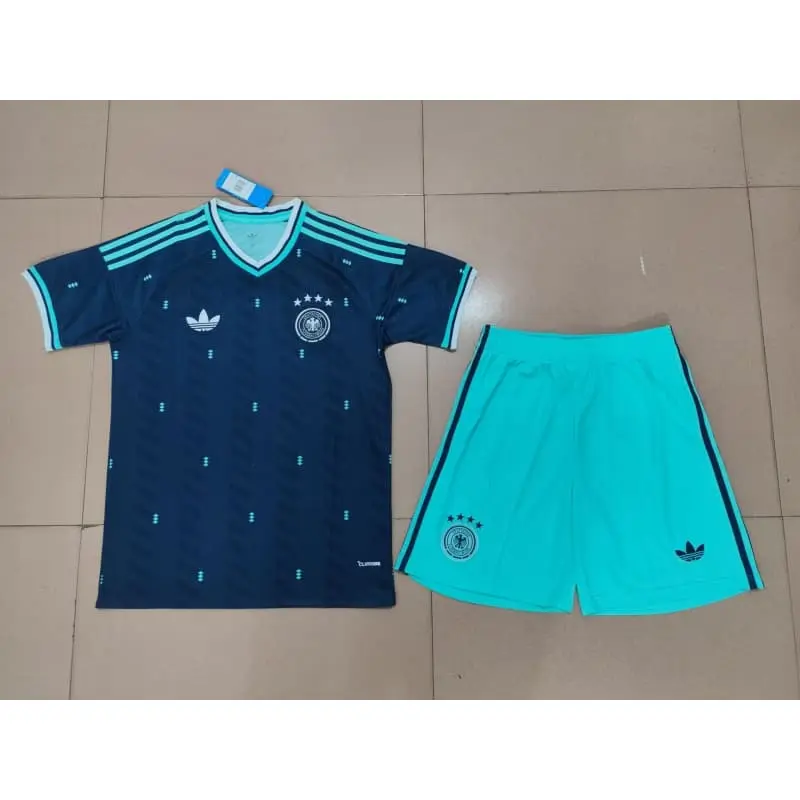 Camiseta Alemania Mundial 2026 Away Azul Niño Kit